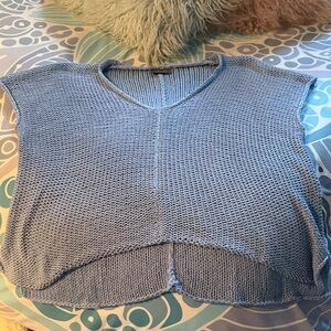 Wooden Ships Blue V-Neck Sweater